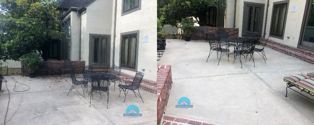 Concrete Cleaning in Kansas City, MO | Bright House Exteriors
